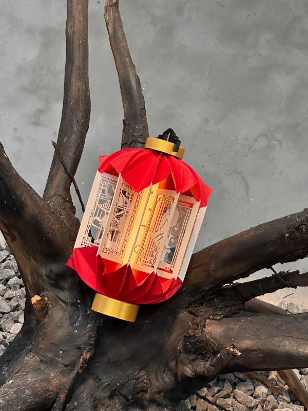 Custom Paper Lantern Hamper