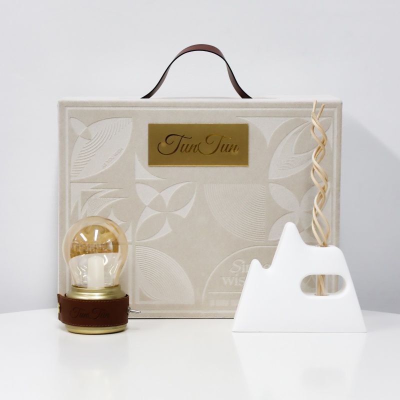 Personalised Blue White Porcelain Tea Gift