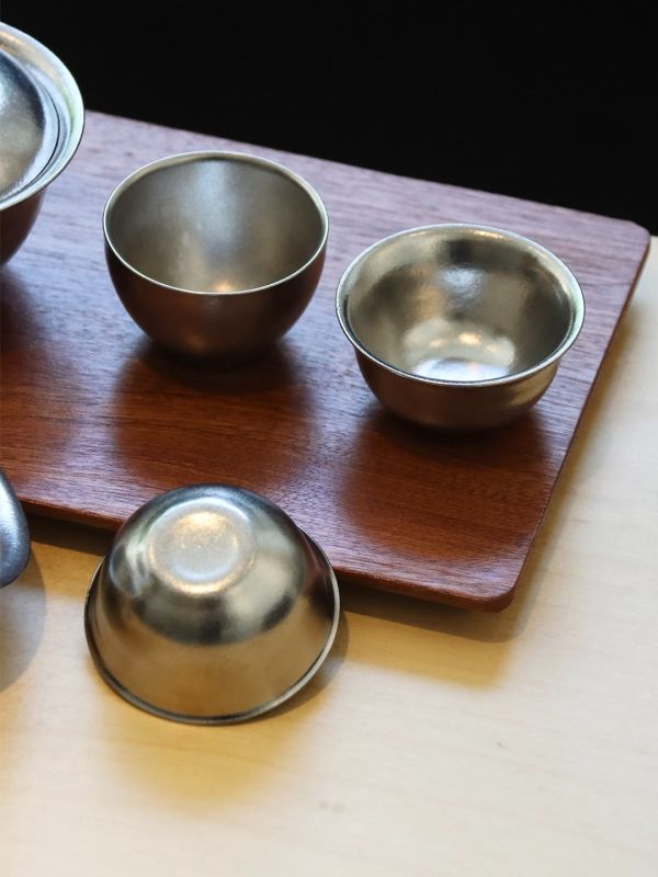 Custom Logo Titanium Tea Set