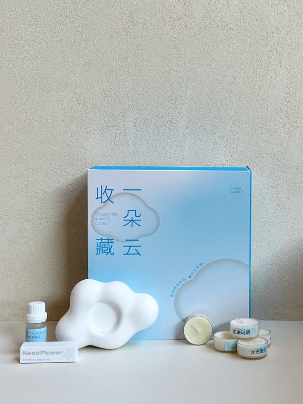 Budget Cloud Candle Set