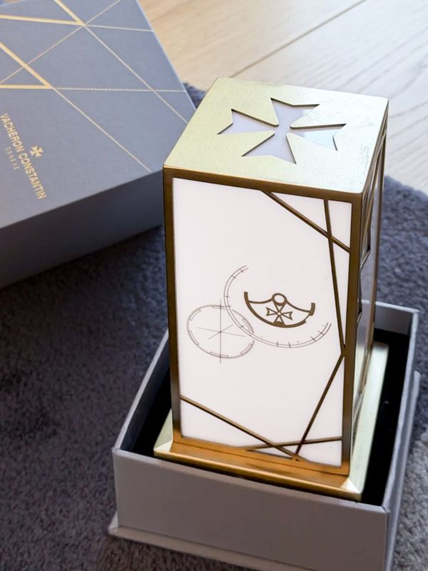 Custom Brass Christmas Lamp for Corporate Events