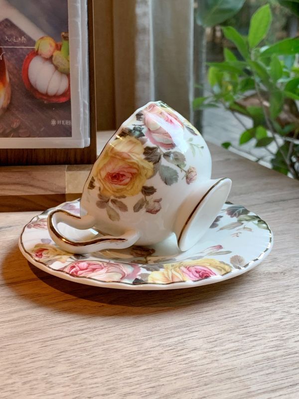 Bone China Coffee Cup Set