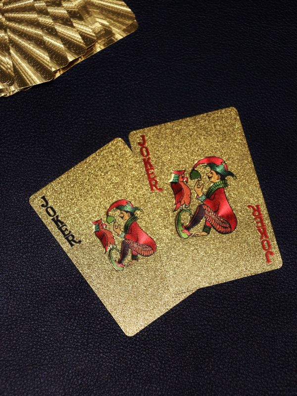 Golden Card Game Gift Box