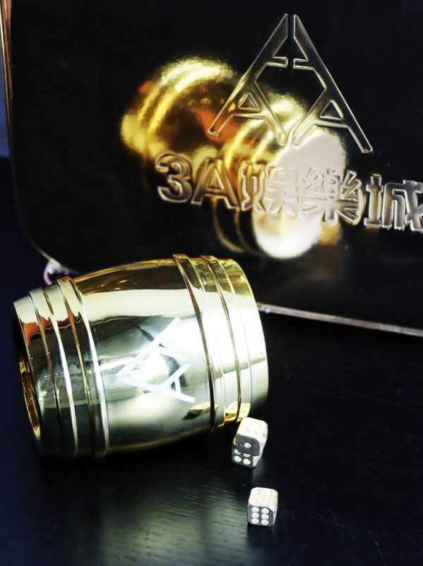Gold Suitcase Card Game Box
