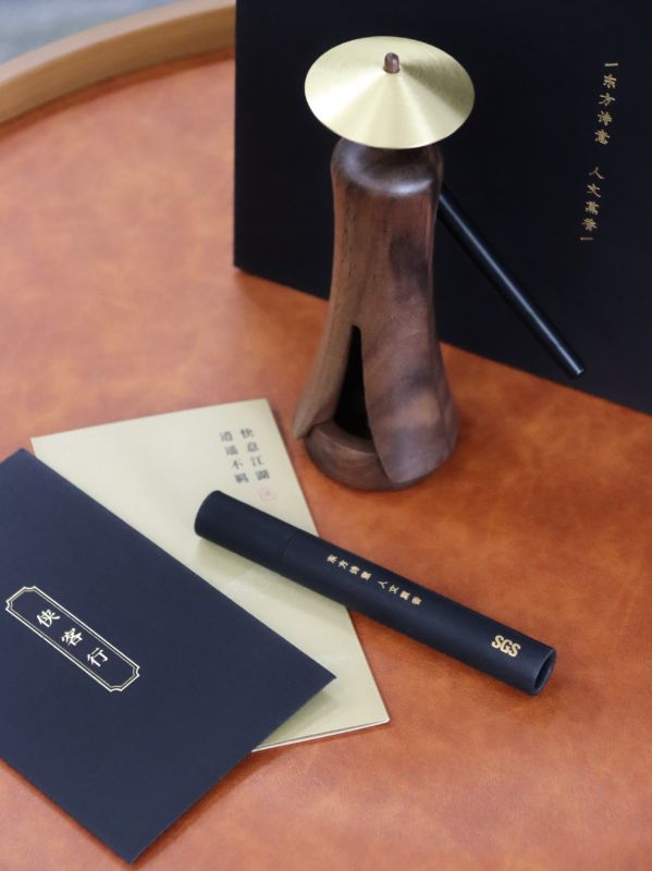  Swordsman Copperwood Incense Gift Set as Corporate Door Gift for Annual Dinner | Reorder with New Logo for Staff & Client Appreciation in Singapore