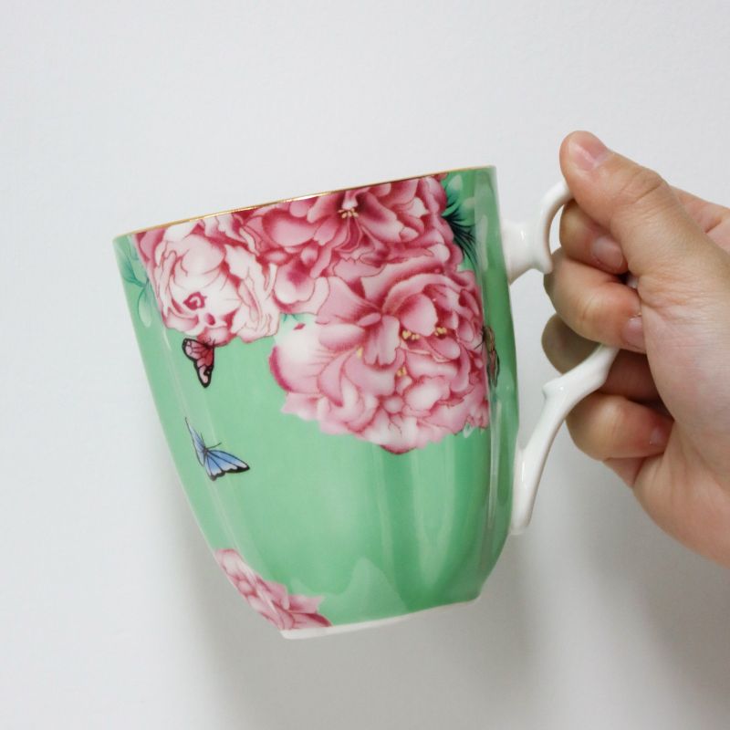 Custom Floral Mug Corporate Gift
