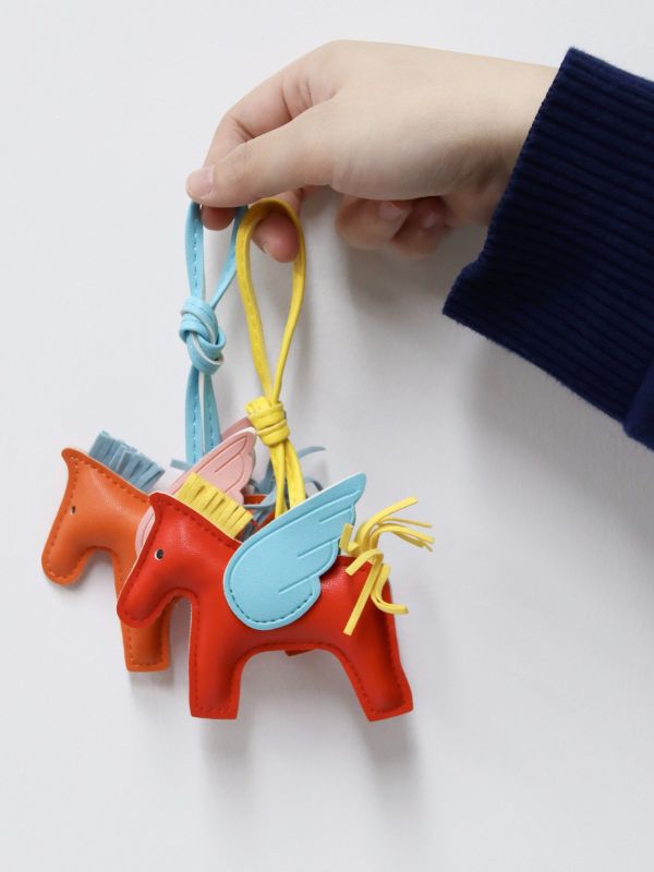 Pony Leather Keychain Corporate Gift