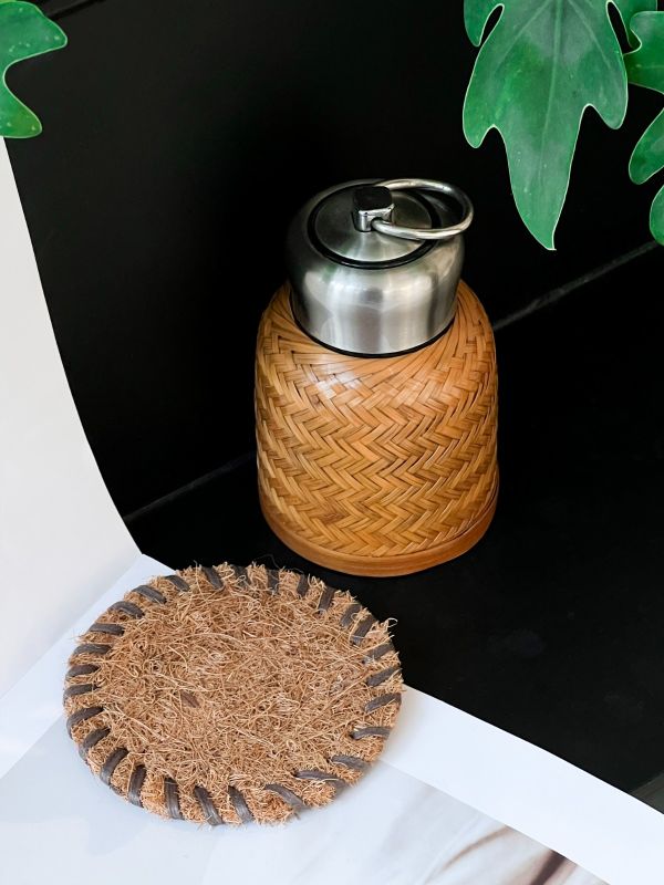 Bamboo-Woven Tumbler Heritage Gift