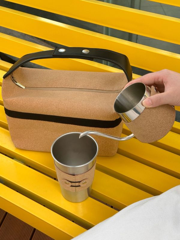 Lifestyle Gift &ndash; Cork Coffee Set for Events