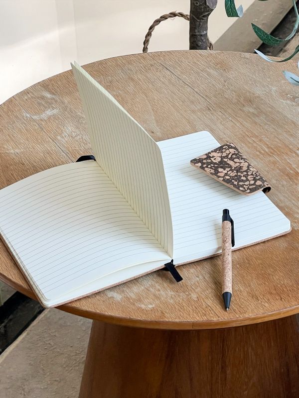  Natural Cork Notebook Set for Global Eco-Brand's Sustainable Campaign &ndash; Custom Engraving & Bulk Delivery Across Singapore, Malaysia, Thailand