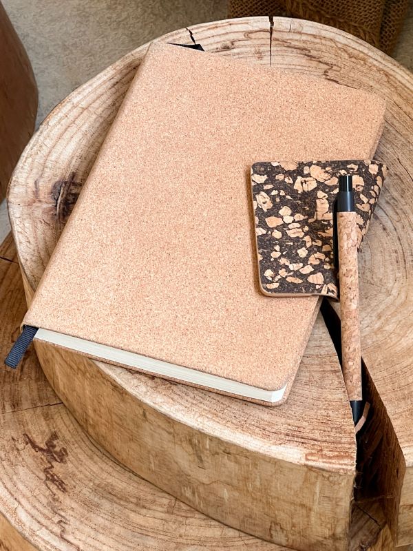 Custom Cork Notebook Laser Engraved
