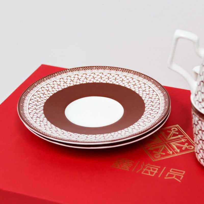 Mid-Autumn Gift &ndash; Red Gold Cup Box for Events