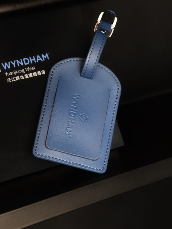 Premium Leather Luggage Tag Gift Set