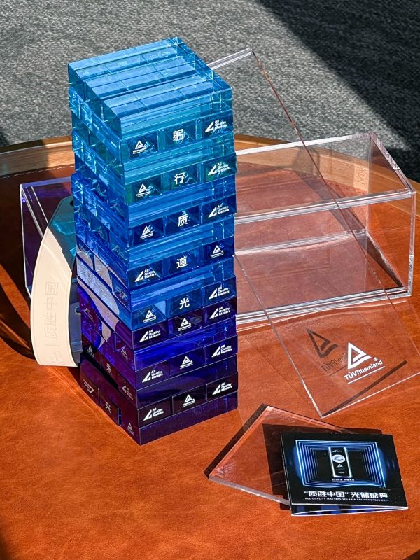  Custom Acrylic Stacking Blocks as 20th Anniversary Gift for Global Tech Firm in Singapore, Malaysia & Thailand