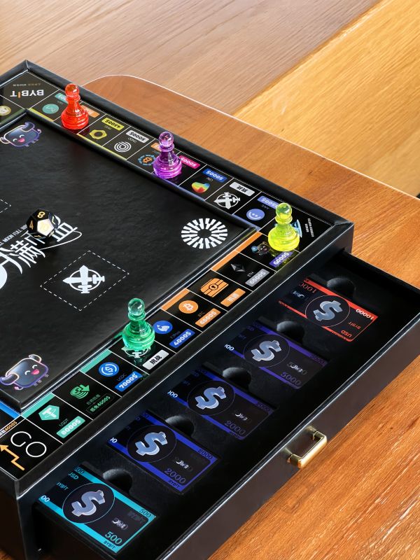  Custom Black-Gold Monopoly Set as Client Event Gift for International Bank in Singapore, Malaysia & Thailand