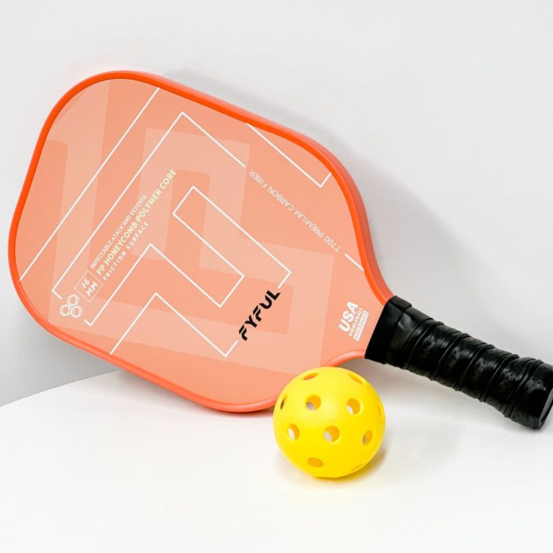 Custom Orange Pickleball Paddle
