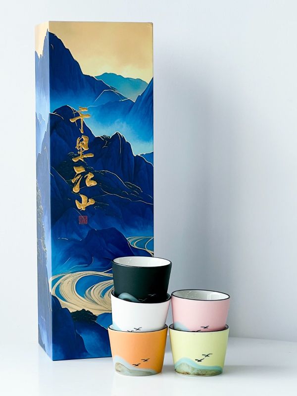 Qianli Jiangshan Tea Cup Set