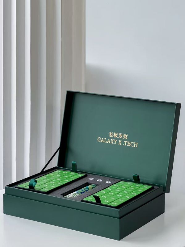 Bespoke Mahjong Gift Set Emerald Green