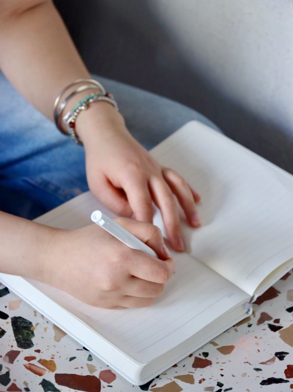 Versatile White Journal for Work and Life