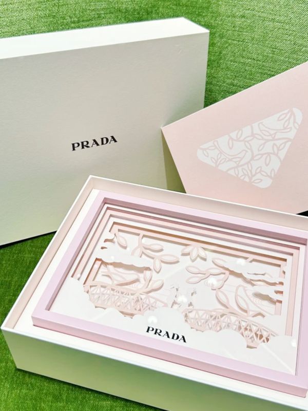 Prada Paper-Cut Light Gift Box