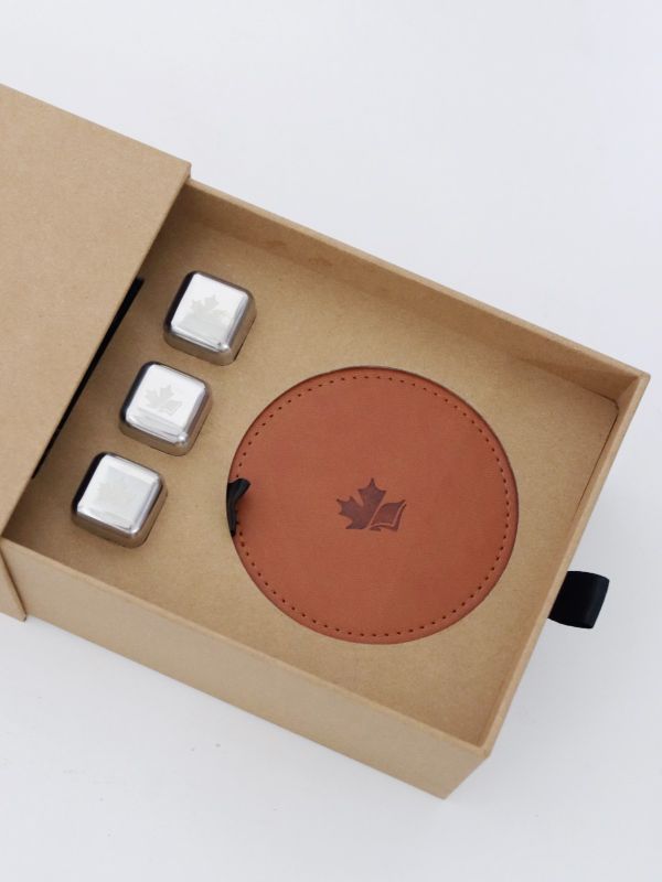 Wood-Toned Set Branding Solutions