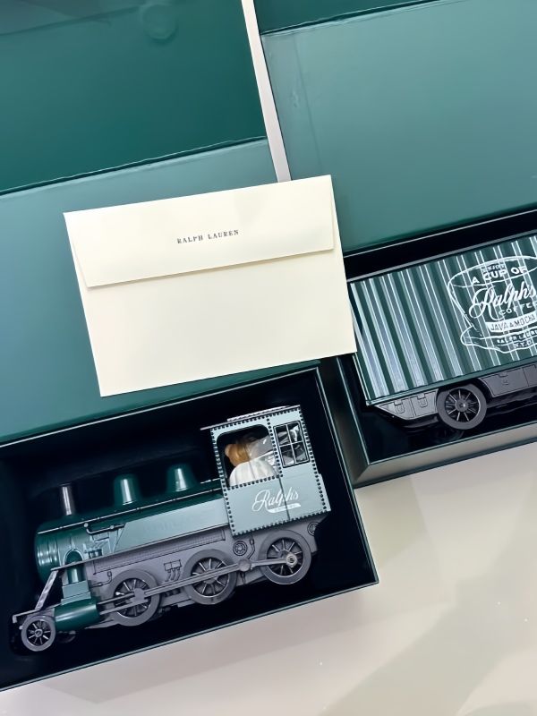  Ralph Lauren Train Gift Box as Premium Corporate Gift for Annual Dinner & Mid-Autumn in Asia