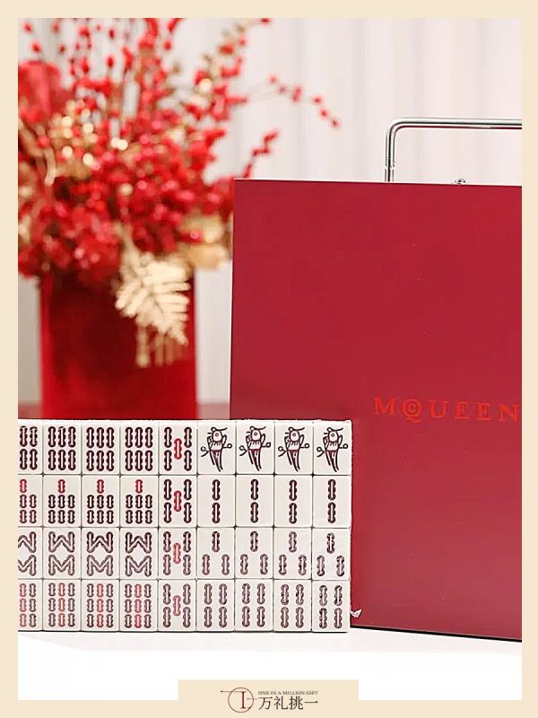 Success Case McQueen Style Red Mahjong Set - How Brands in Singapore Malaysia Thailand Used It for Festive Corporate Gifting
