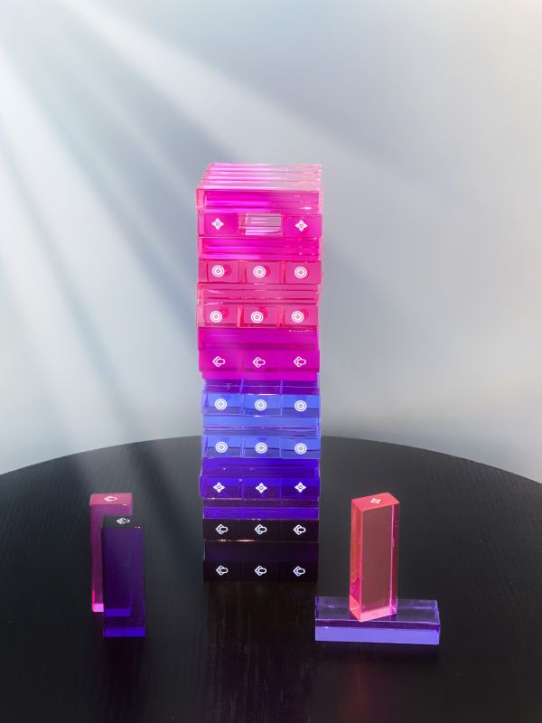  Acrylic Stacking Blocks as Premium Corporate Gift for Creative Events in Singapore & MalaysiaKeywords