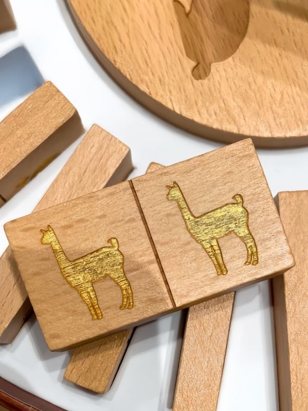 Natural Wood Domino Premium Corporate Hamper