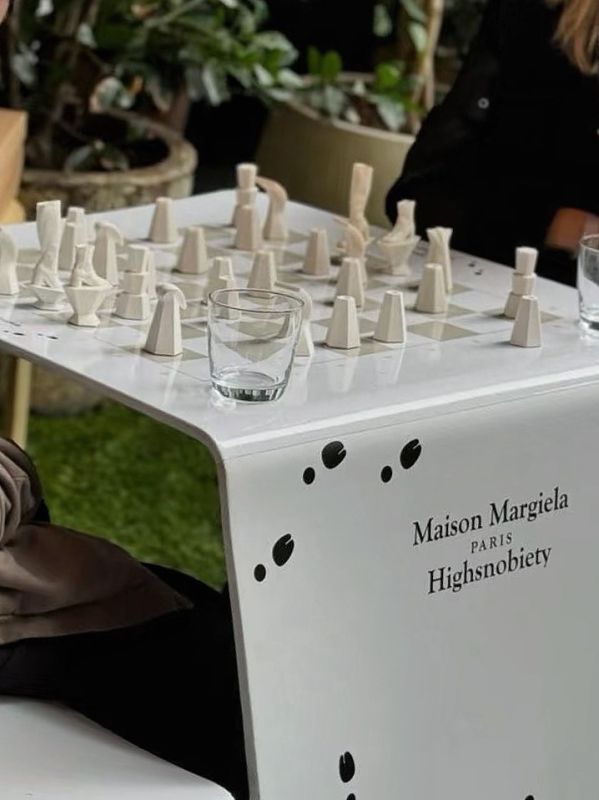 Margiela White Chess Set