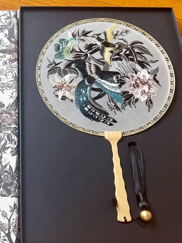  Dior Embroidery Fan Box as Premium Corporate Gift in Singapore & Malaysia