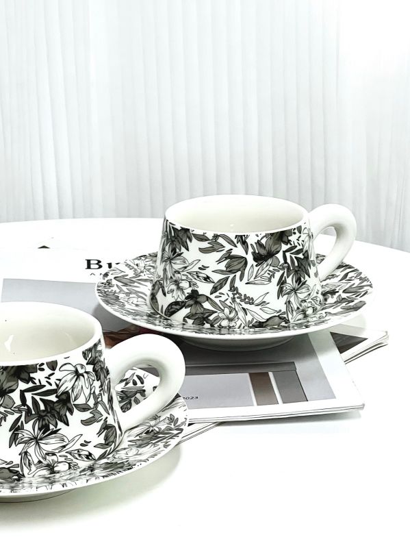  White Bow Cup Saucer Set as Premium Corporate Gift in Singapore & Malaysia