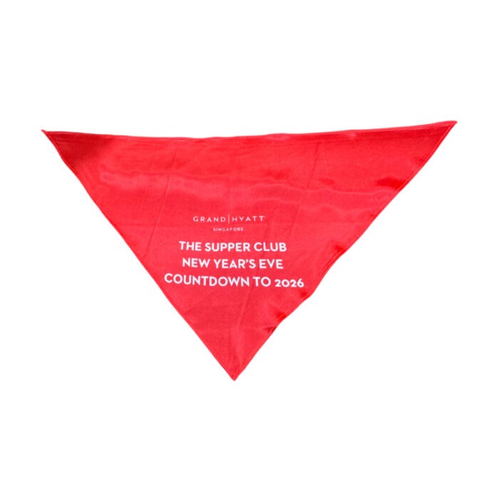  Custom Scarf Supplier Delivers 300pcs for Singapore Corporate Event