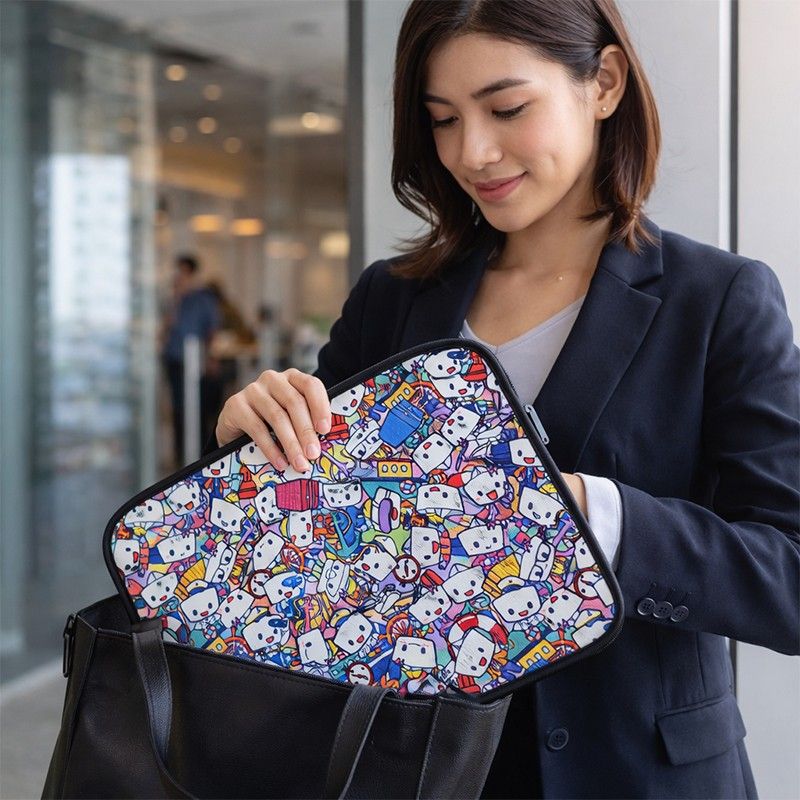  Custom Laptop Sleeve Supplier Delivers 500pcs for Singapore Corporate Event