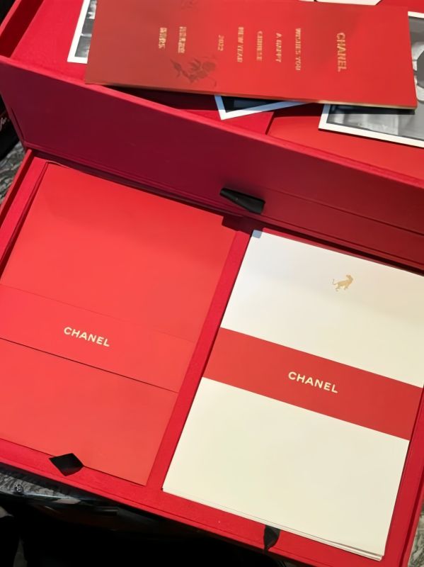 Custom Engraved Chanel Wax Seal Stamp Gift Box