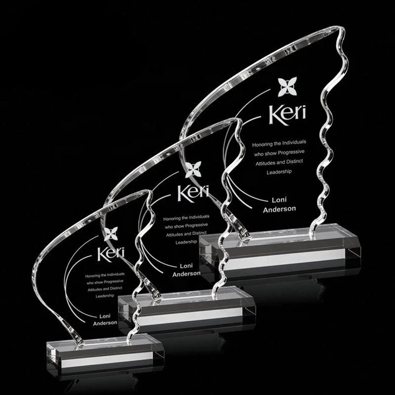  Custom Acrylic Trophy Supplier Delivers 200pcs for Singapore Corporate EventKeywords
