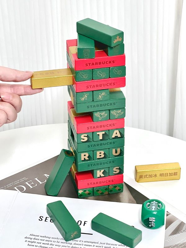 Custom Logo Stacking Blocks | Low MOQ Corporate Gift