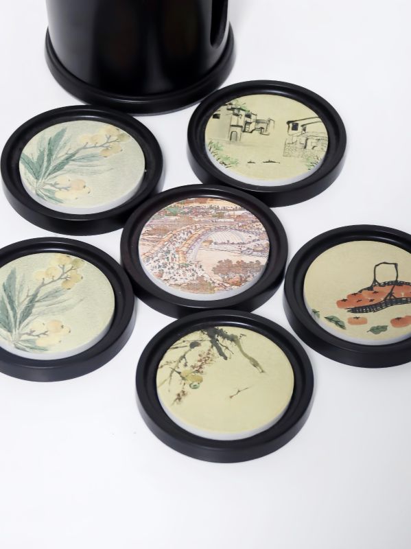 Kiln-Changed Ceramic Coaster