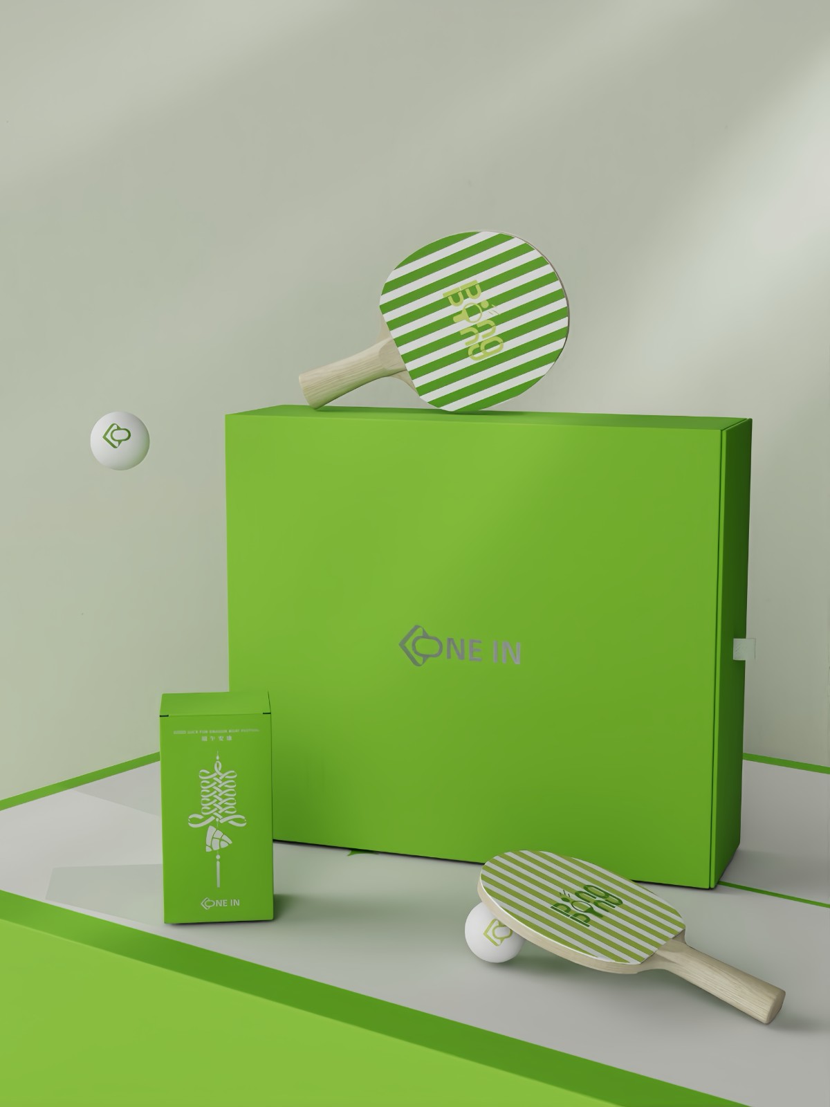 Success Case: Green Ping Pong Gift Boxes for Tech Company Annual Dinner in Singapore;