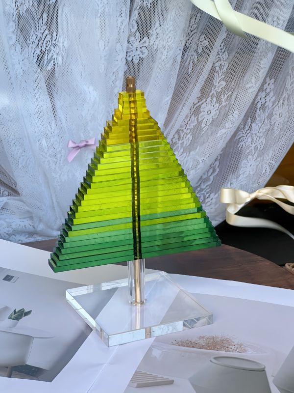 Success Case: Acrylic Christmas Tree Ornaments for Tech Company Gala in Singapore