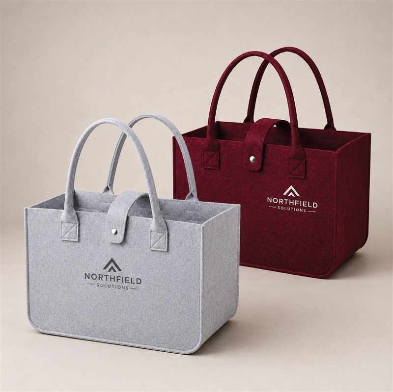 Felt Tote Bags for Annual Dinner Door Gifts