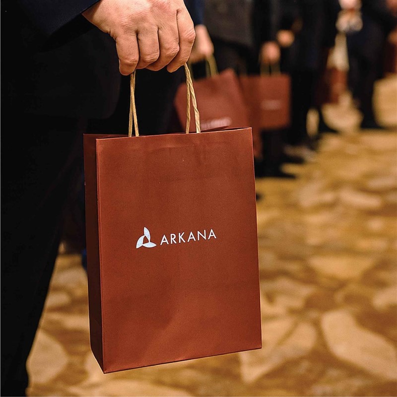 Paper Bags for Annual Dinner Door Gifts;
