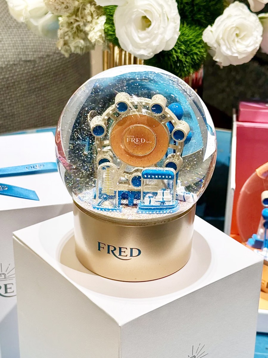 Custom Ferris Wheel Crystal Snow Globes for Annual Dinner Door Gifts;