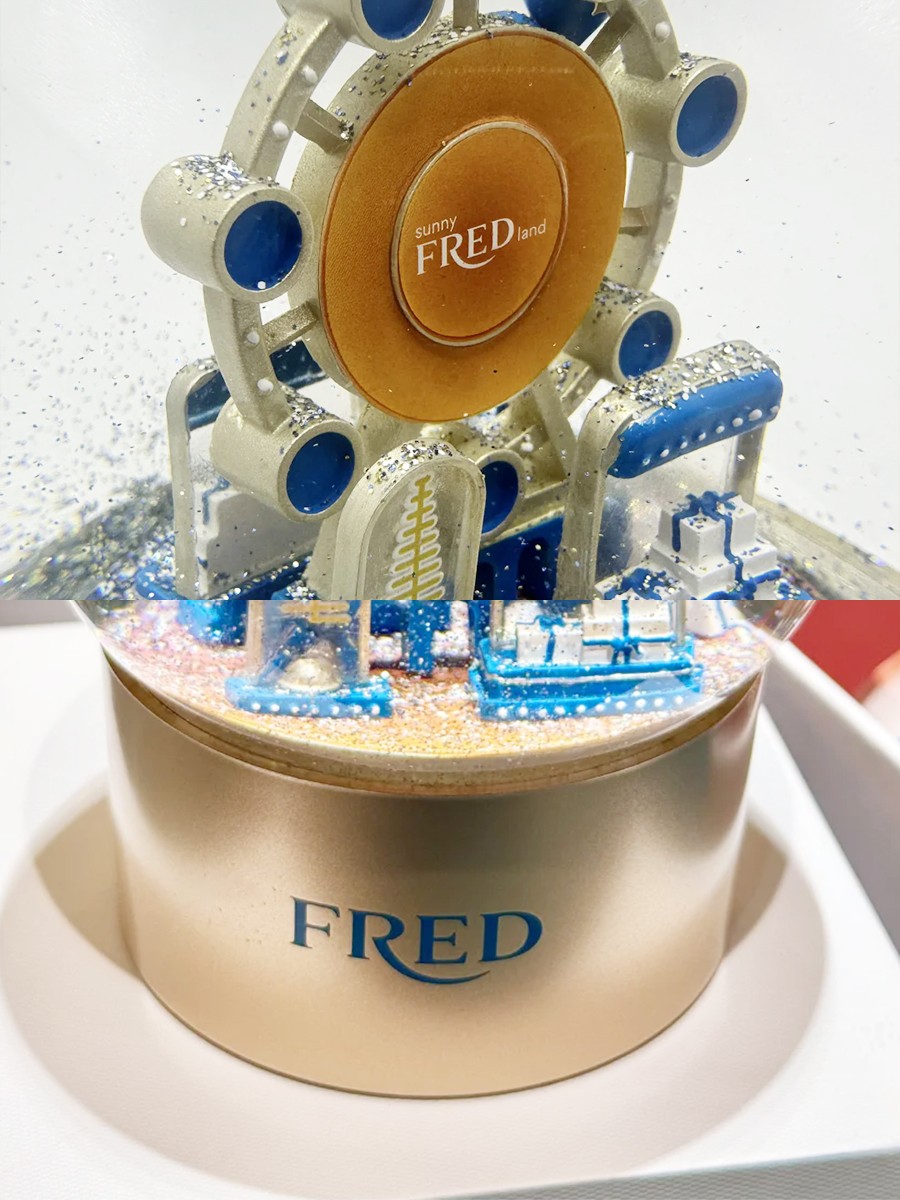 Custom Ferris Wheel Crystal Snow Globes for Annual Dinner Door Gifts;