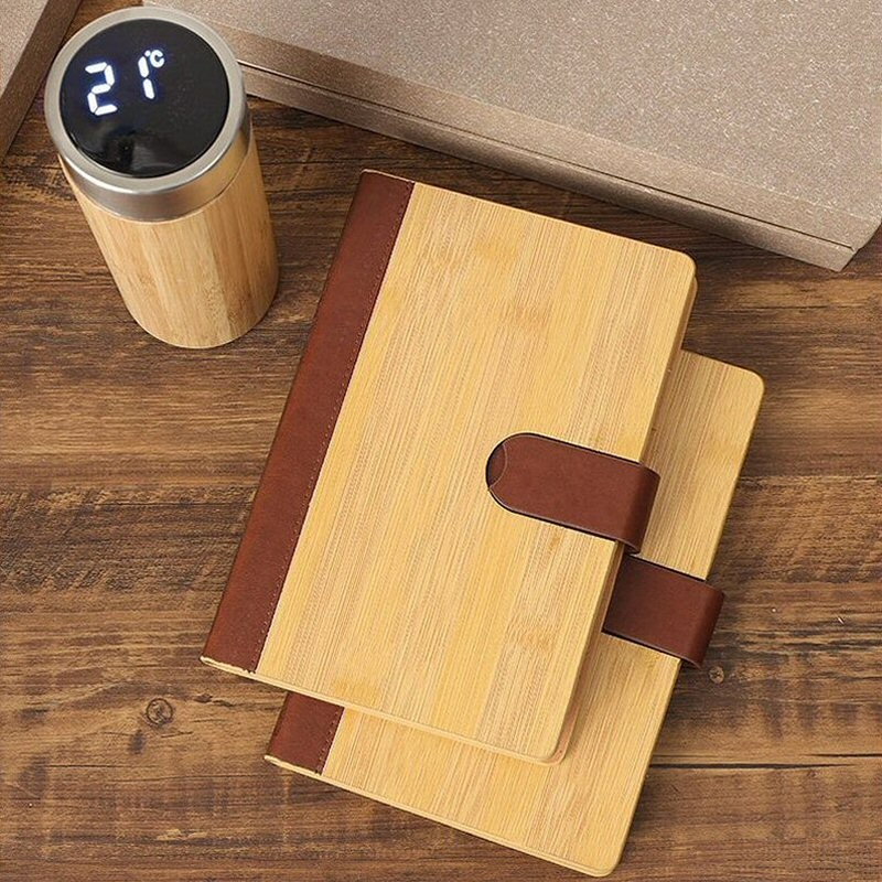 Uotaton Bamboo Wood Notebook Gift Set Quotation for Johor Bahru and Philippines